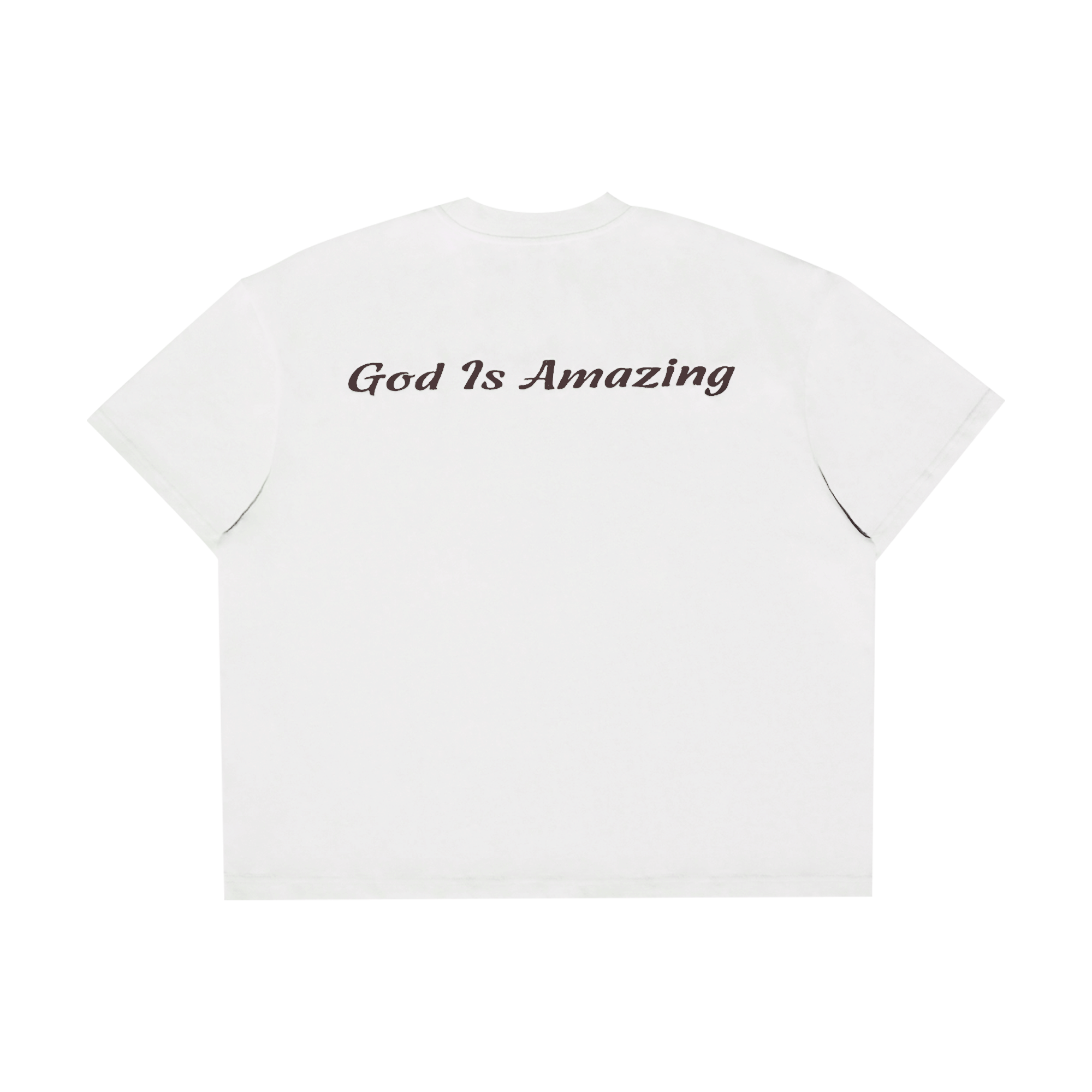 God Is Amazing Tee – Deep Maroon